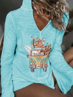 White Casual Cotton T-Shirts - Noracora