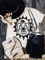 White Cotton Short Sleeve Casual Abstract T-Shirts - Noracora