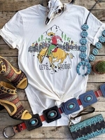 White Printed Short Sleeve T-Shirts - Noracora