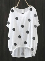 White Short Sleeve Casual Cotton T-Shirts - Noracora