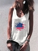 White Sleeveless Letter Tanks & Camis - Noracora