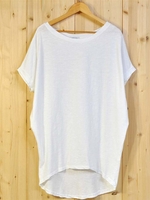 White Solid Cotton Half Sleeve T-Shirts - Noracora