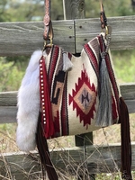 Wine Red Boho Canvas Accessories