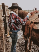 Wine Red Vintage Shawl Collar Shift Long Sleeve System