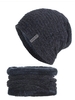 Winter Knit Beanie Hat Neck Warmer Scarf - Noracora