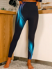 Women Abstract Sports Autumn Natural High Elasticity Jersey Legging H-Line Regular Leggings