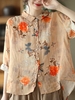 Women Casual Abstract Spring/Fall Polyester Daily Regular H-Line Regular Shirt Collar Blouses