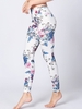 Women Casual Floral All Season Polyester Natural Regular Fit Slim fit Pants Long Regular Leggings