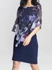 Women Casual Floral Summer Polyester Natural No Elasticity Daily Half Sleeve H-Line Dresses