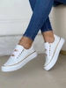 Women Casual Plain All Season Chain Daily Closed Toe PU Plus Size Pu Skate Shoes
