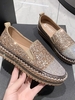 Women Casual Plain All Season Glitter Polyester Daily Slip On Round Toe Slip On Casual Shoes