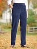 Women Casual Plain All Season Natural Loose Corduroy Long Regular NL Pants