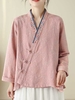 Women Casual Plain Spring/Fall Acrylic Daily Loose Long Sleeve Regular Regular Shirts