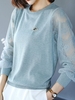 Women Casual Plain Spring/Fall Loose Long sleeve Crew Neck Yarn/Wool yarn Regular H-Line Sweaters