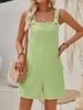 Women Casual Plain Summer Polyester Spaghetti Natural Daily Top With Pants H-Line Two-Piece Sets