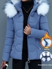 Women Casual Plain Winter Natural No Elasticity Long Sleeve Regular Thicken H-Line Padded Jackets