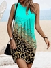 Women Casual Summer Leopard Daily Best Sell Short A-Line Regular P Dresses