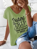 Women Casual Summer Sentence Polyester Natural Best Sell Mid-long H-Line Regular Shirts