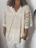 Women Cutout Blouse T Shirt Tunic Tops
