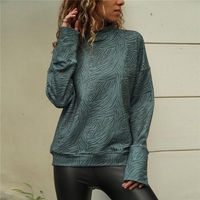 Women Plain Spring/Fall Casual Cotton Lightweight Daily Long sleeve Crew Neck Regular Sweatshirts