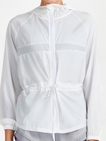 Women Plain Spring/Fall Sports Hoodie Nylon Sports & Outdoor Regular Fit Long sleeve Regular Trench Coats