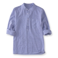 Work Striped Men-Tops