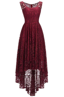 Bridelily Beautiful Aline Crew Hilo Lace Dresses