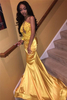 Bridelily Daffodil One Sleeve Sexy Prom Dress 2019 Mermaid Lace Appliques Cheap Evening Gown FB0306