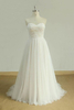 Bridelily Detachable Laceup Tulle Aline Wedding Dress
