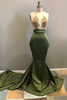 Bridelily Halter Lace Appliques 2019 Prom Dress Mermaid Evening Gowns RM0
