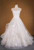 Bridelily Strapless Laceup Tulle Aline Wedding Dress