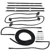 2 Door 23256 Weatherstripping Seals Kit 9PCS For 1978-81 compatible for Chevrolet Malibu LeMans