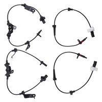 2 Front 2 Rear ABS Wheel Speed Sensors compatible for HONDA ACCORD 2008 2009 2010 2011 2012