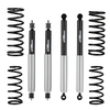 2 Lift Kit Coil Springs + Shocks compatible for Nissan Patrol GQ Y60 GU Y61 1988-2016