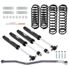 2.5 Suspension Lift Kit + Rear Track Bar compatible for Jeep Wrangler JK 4-Door 07-18