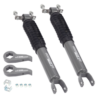 2Leveling Kit w/Lift Shocks compatible for Chevy/GMC 2500/3500HD 2020-24 w/ Torsion Key