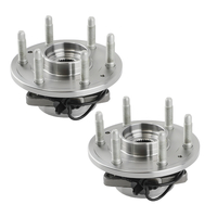 2PC Front Wheel Bearing Hub Pair compatible for Chevy GMC Silverado Sierra Yukon Cadillac