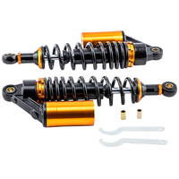 2pcs 12.5 320mm Rear Air Shock Absorber compatible for Honda Motorcycle ATV Bike Golden