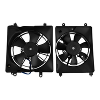 2PCS compatible for AC Condenser Radiator Cooling Fan compatible for Honda Civic 2012-2015 compatible for Acura 2013-2017