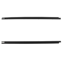 2pcs Exterior Window Weatherstrip compatible for Toyota Tacoma Double Cab 95-04 68160-04020