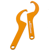 2x Racing Coilover Shock Adjustment Tool Steel Spanner Wrenches Coil Over Wrench