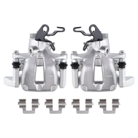 2x Rear LeftRight Brake Caliper compatible for Audi A3 2006-07 compatible for Volkswagen Rabbit 2006-09