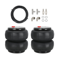 2x Standard 2600lbs Air Spring Suspension Bags Heavy Duty 3/8-16UNC Install Hole
