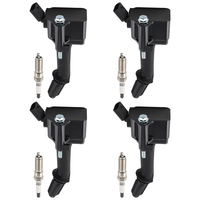 4 Ignition Coil + Spark Plug compatible for Buick Encore GMC Terrain compatible for Chevrolet ‎UF802 91970