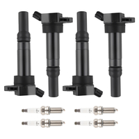 4 Ignition CoilIridium Sparks Plug compatible for Hyundai Elantra Tucson compatible for Kia Forte UF651