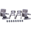 4 inch Rear Drop Lowering Kit Shackle Hanger compatible for Dodge Ram Charger D100 D150 2WD