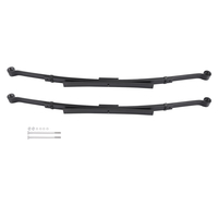 4 Lowering Leaf Spring Set compatible for Chevy Silverado/C-1500/Compatible for GMC Sierra 1988-1998