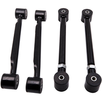 4 Pcs Rear Trailing Control Arms Upper + Lower Kit compatible for Buick Rainier 2004-2007