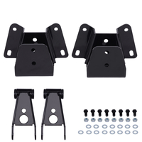 4 Rear Drop Lowering Kit Shackles Hangers compatible for Ford F-150 F-100 2WD 1973-1996