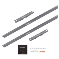 45 12 Gauge Square Subframe Connectors Weld In for 1979-04 compatible for Ford Mustang Cobra